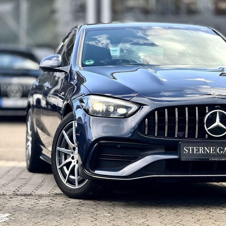 Blau Gebraucht 2023 Mercedes C43 AMG AMG Limousine | 56.900 € (Guter Preis) - Bild 1/4