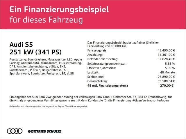 Gebraucht Audi S5 Sportback Ambiente 341 PS (250 kW) 2022 Gruen Kleinwagen