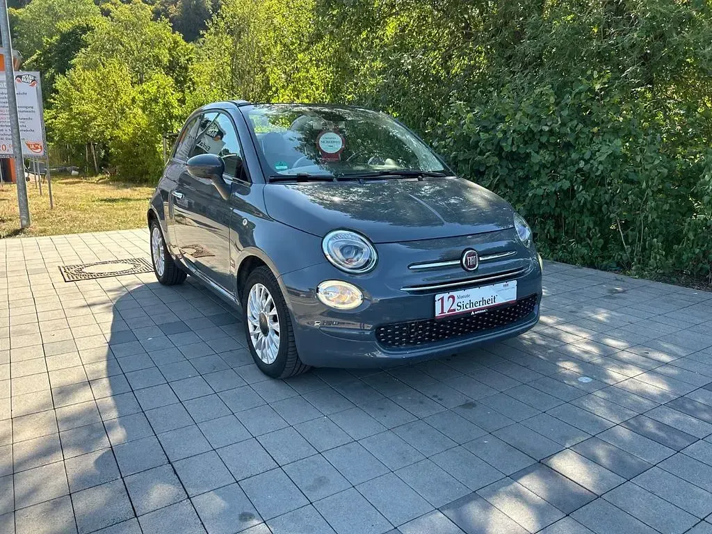 Gebraucht Fiat 500 Lounge 86 PS (63 kW) 2018 Grigio carrara Cabrio