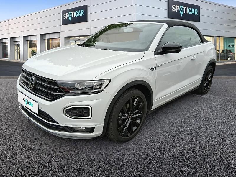 Weiß Gebraucht 2021 VW T-Roc Cabriolet R-line Cabrio | 25.490 € (Fairer Preis) - Bild 1/4