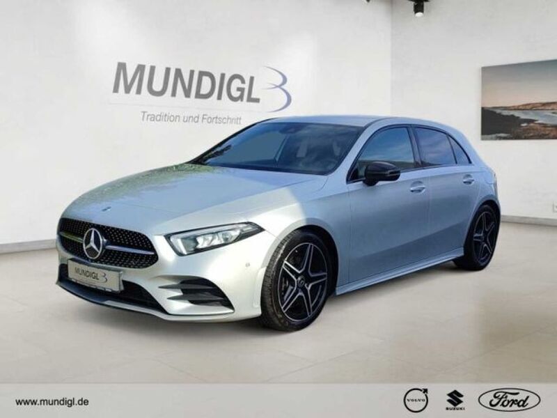 Iridiumsilber metalliclack (085) Gebraucht 2018 Mercedes A250 Limousine | 26.730 € (Fairer Preis) - Bild 1/3