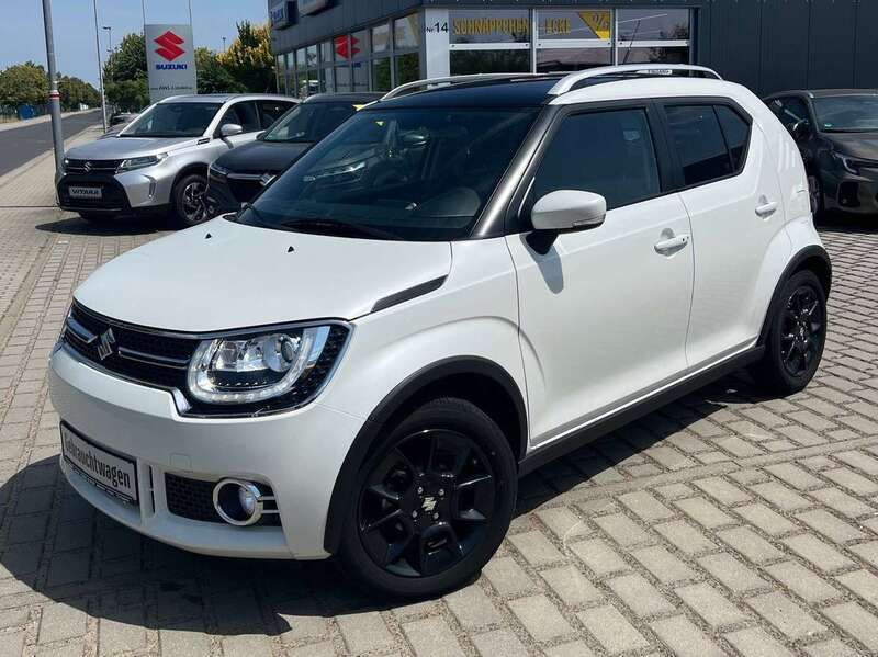 Pure white / super black Gebraucht 2019 Suzuki Ignis Comfort+ Kleinwagen | 11.495 € (Fairer Preis) - Bild 1/4