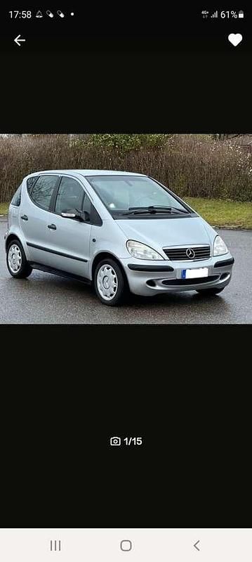 Silber Gebraucht 2004 Mercedes A140 Avantgarde Limousine | 2.100 € (Teuer) - Bild 1/4