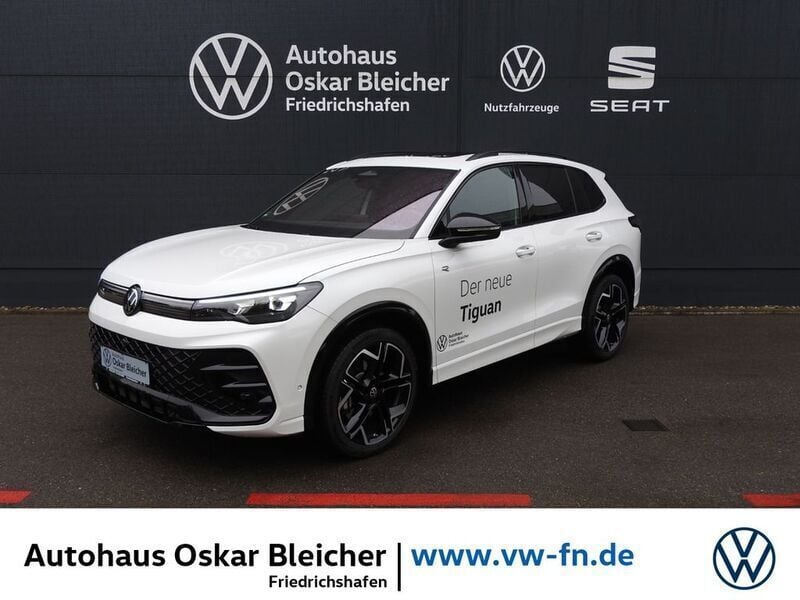 Oryxweiß perlmutteffekt Gebraucht 2024 VW Tiguan R-line SUV | 49.990 € (Fairer Preis) - Bild 1/4