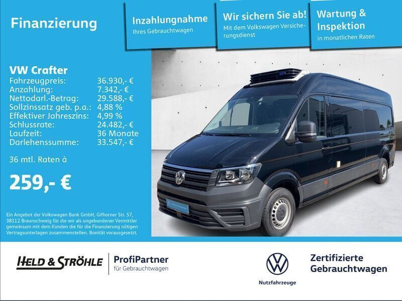 Schwarz Gebraucht 2022 VW Crafter Van | 36.640 € (Teuer) - Bild 1/3