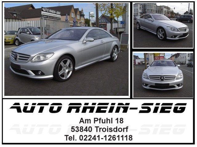 Silber metallic Gebraucht 2007 Mercedes CL500 AMG Coupé | 23.180 € - Bild 1/4
