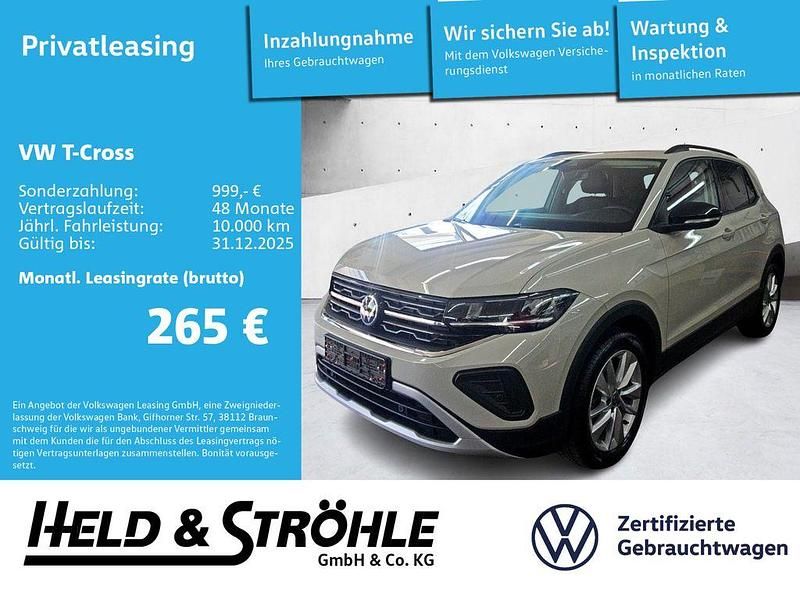 Ascotgrau Gebraucht 2025 VW T-Cross Goal SUV | 26.920 € (Superpreis) - Bild 1/4