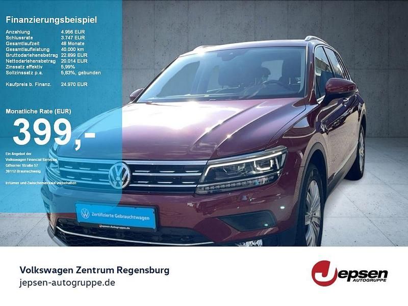 Gebraucht VW Tiguan Highline 179 PS (131 kW) 2017 Ruby red metallic SUV