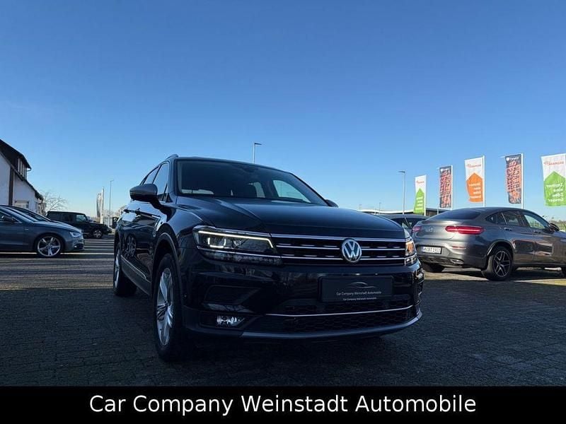 Gebraucht VW Tiguan Allspace Highline 190 PS (139 kW) 2018 Schwarz SUV