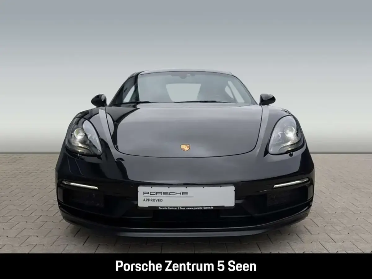 Gebraucht Porsche 718 400 PS (294 kW) 2021 Tiefschwarzmetallic Coupé