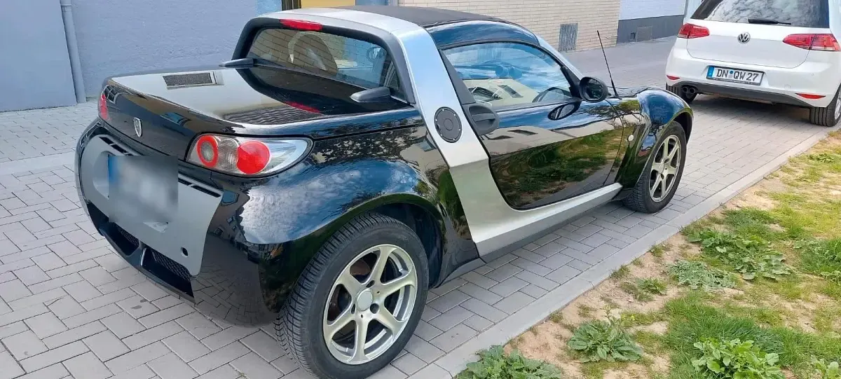 Usata Smart Roadster 82 CV (60 kW) 2003 Nero Cabrio
