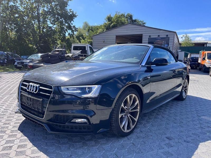 Schwarz Gebraucht 2015 Audi A5 Cabriolet S-Line Cabrio | 8.490 € (Superpreis) - Bild 1/4