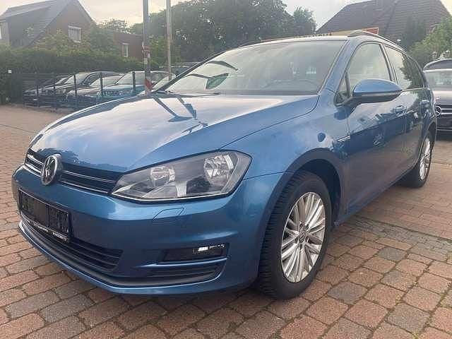 Pacific blue metallic Gebraucht 2014 VW Golf VII Cup Kombi | 6.499 € (Guter Preis) - Bild 1/4