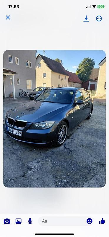 Grau Gebraucht 2007 BMW 320 Limousine | 2.600 € (Superpreis) - Bild 1/4