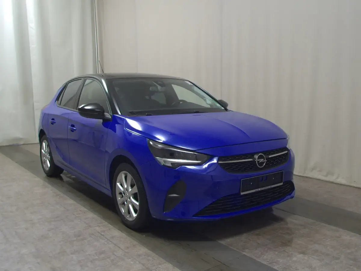 Gebraucht Opel Corsa Edition 101 PS (74 kW) 2022 Perl blau/voltaik blau Kleinwagen