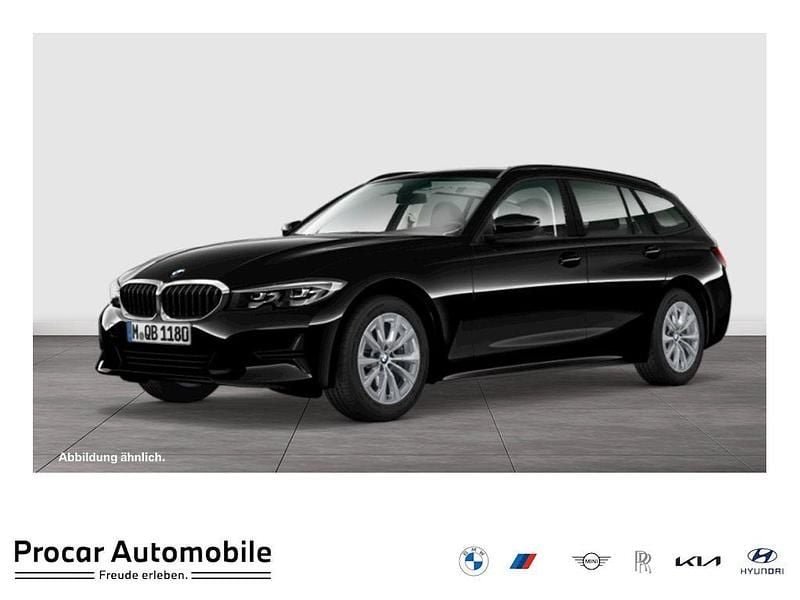 Schwarz Gebraucht 2022 BMW 320 Advantage Kombi | 26.860 € (Guter Preis) - Bild 1/4