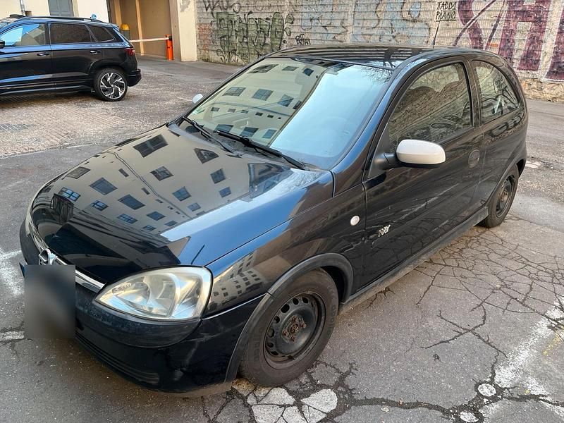 Gebraucht Opel Corsa 75 PS (55 kW) 2003 Schwarz Kleinwagen