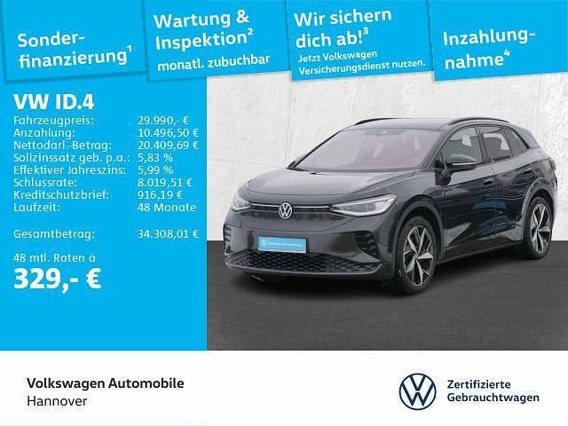 Mangangrau schwarz (metallic) Gebraucht 2022 VW ID.4 GTX SUV | 29.990 € (Fairer Preis) - Bild 1/3