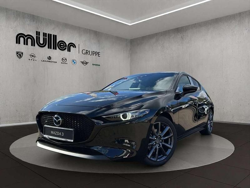 Neu Mazda 3 Exclusive 140 PS (102 kW) 2026 Jet black Limousine