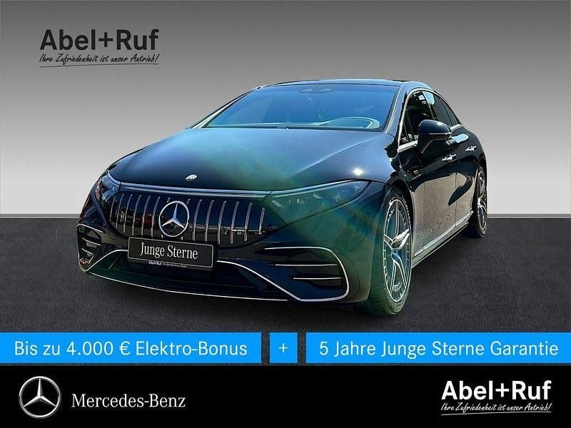 Obsidianschwarz Gebraucht 2023 Mercedes EQS 53 AMG AMG Limousine | 81.989 € (Superpreis) - Bild 1/4