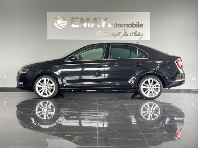 Schwarz Gebraucht 2018 Skoda Rapid Style Limousine | 14.989 € (Teuer) - Bild 1/3