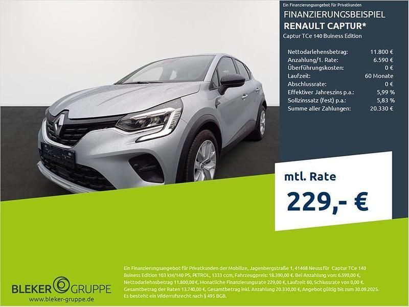 Kqa highlandgrau Gebraucht 2021 Renault Captur SUV | 18.390 € (Fairer Preis) - Bild 1/1