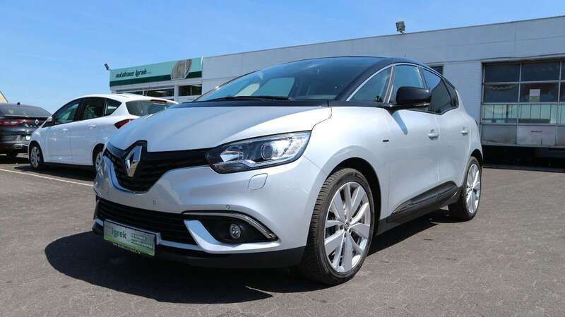 Grau d69 + schwarz gne Gebraucht 2021 Renault Scénic IV LIMITED Van / Kleinbus | 15.790 € (Fairer Preis) - Bild 1/4