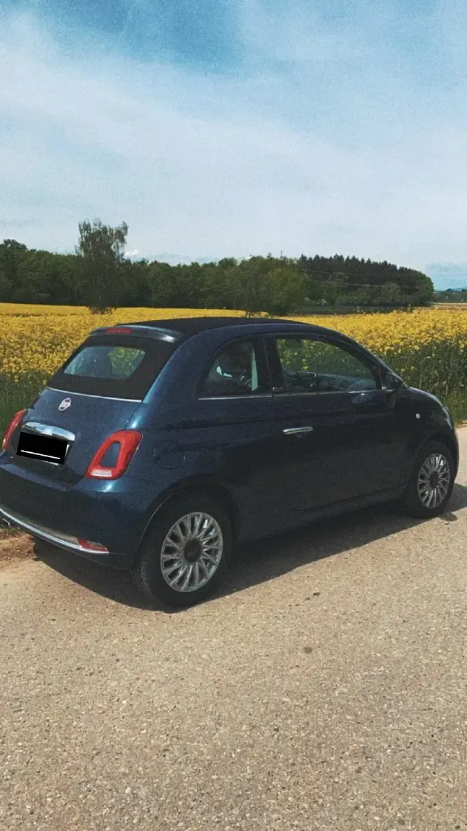 Gebraucht Fiat 500 69 PS (50 kW) 2016 Blau Cabrio