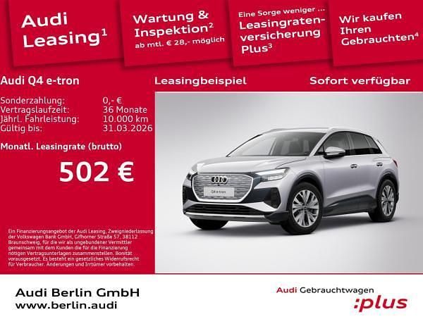 Gebraucht Audi Q4 e-tron Ambiente 210 kW (286 PS) 2025 Silber (florettsilber metallic) SUV