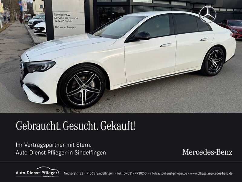 Weiß Gebraucht 2023 Mercedes E220 Premium Limousine | 51.990 € (Guter Preis) - Bild 1/4