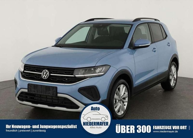 Clear blue metallic Neu 2025 VW T-Cross Life SUV | 26.495 € (Guter Preis) - Bild 1/4