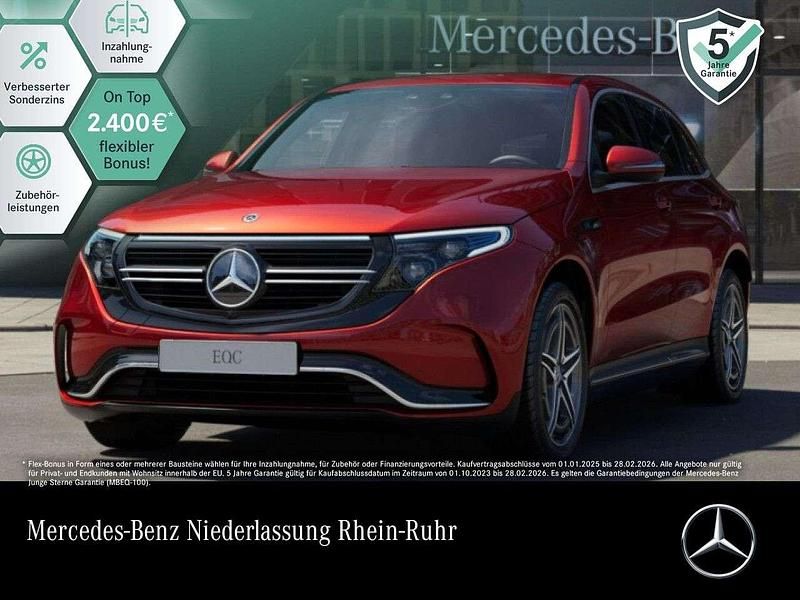 Rot Gebraucht 2022 Mercedes EQC400 Advanced SUV | 40.890 € (Etwas zu teuer) - Bild 1/3