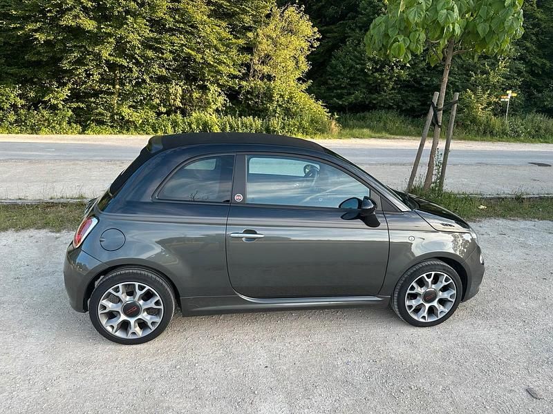 Silber Gebraucht 2014 Fiat 500 Cabrio | 8.199 € - Bild 1/4