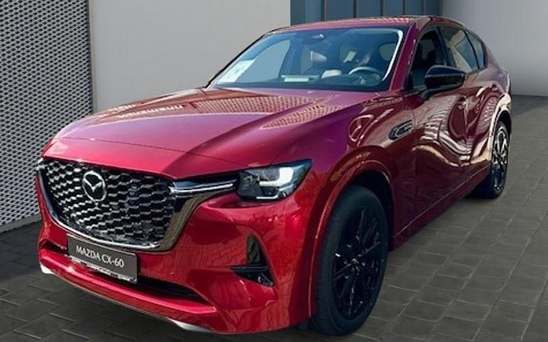 Rot Gebraucht 2024 Mazda CX-60 Homura-Line SUV | 49.900 € (Fairer Preis) - Bild 1/4