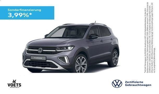 Rauchgrau metallic Gebraucht 2024 VW T-Cross Style SUV | 26.990 € (Etwas zu teuer) - Bild 1/4
