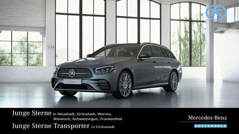 Grau Gebraucht 2021 Mercedes E220 AMG Limousine | 40.980 € (Etwas zu teuer) - Bild 1/4