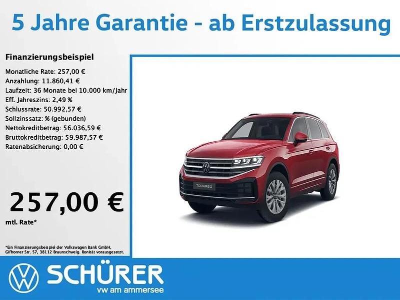 Rot Gebraucht 2025 VW Touareg Elegance SUV | 67.896 € (Guter Preis) - Bild 1/3