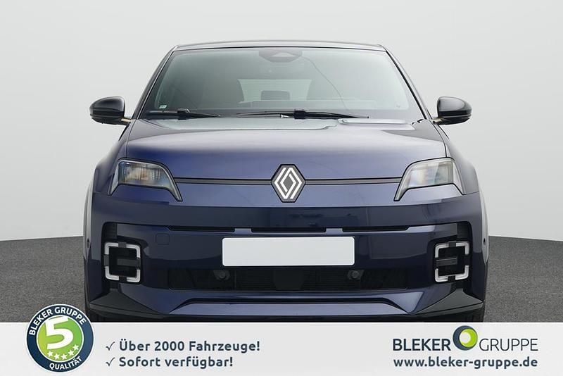 Nachtblau, dach bla Gebraucht 2024 Renault R5 Iconic Kleinwagen | 30.990 € - Bild 1/4