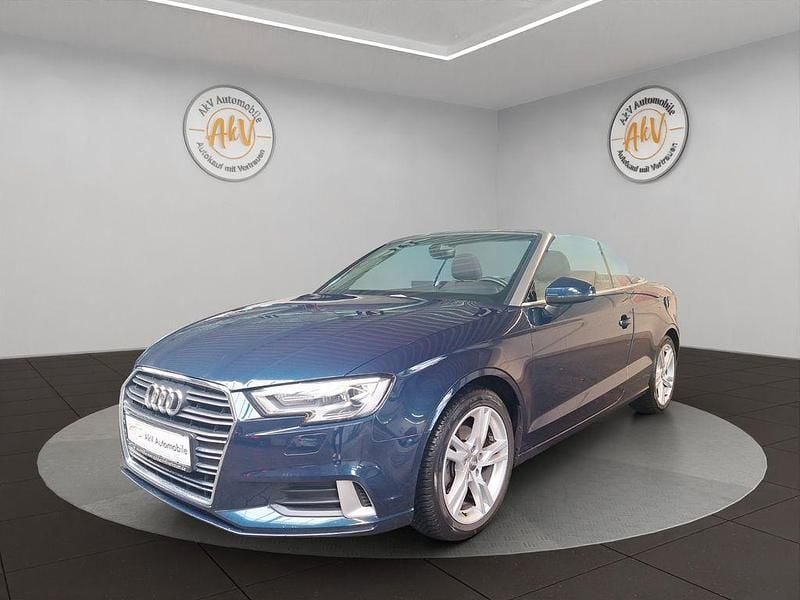 Blau Gebraucht 2017 Audi A3 Cabriolet Sport Cabrio | 18.990 € (Fairer Preis) - Bild 1/4