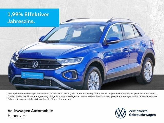 Blau Gebraucht 2024 VW T-Roc Life SUV | 27.890 € (Guter Preis) - Bild 1/3