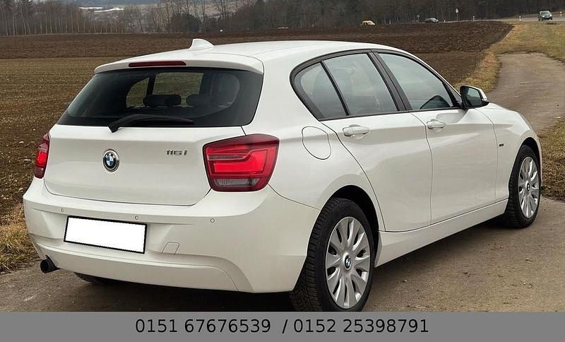 Gebraucht BMW 116 Advantage 136 PS (100 kW) 2014 Weiß Kleinwagen