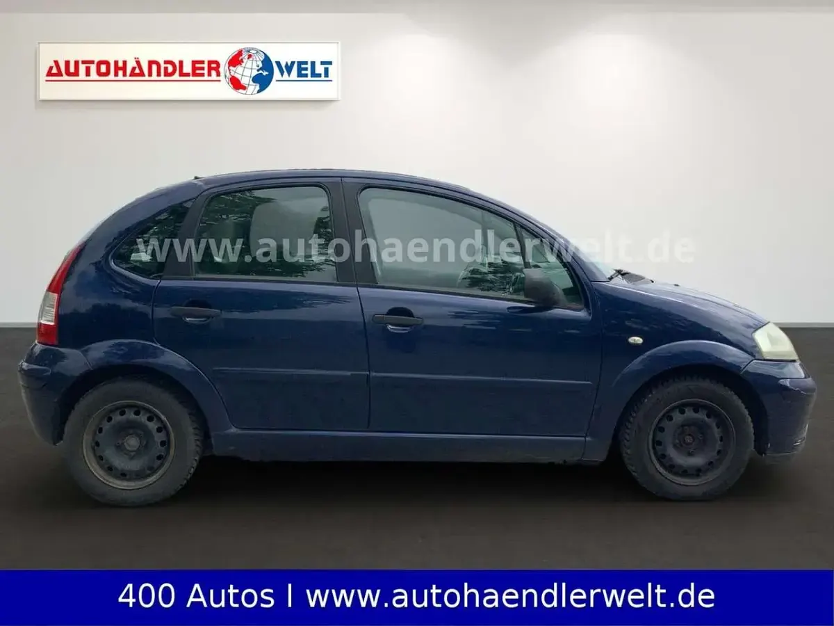 Gebraucht Citroën C3 Advance 60 PS (44 kW) 2005 Blau Kleinwagen