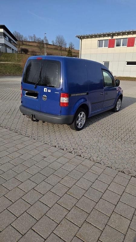 Second-hand VW Caddy 109 CP (80 kW) 2008 Albastru Monovolum