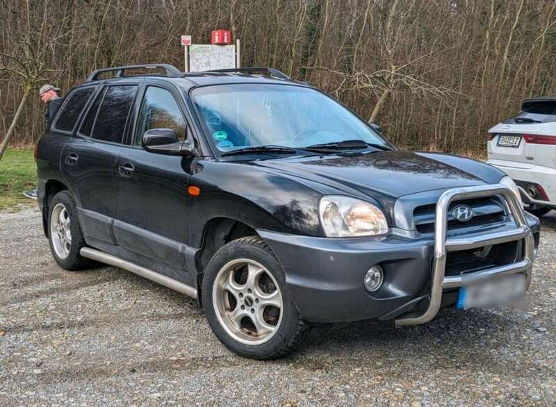 Schwarz Gebraucht 2005 Hyundai Santa Fe Team SUV | 4.500 € (Teuer) - Bild 1/4