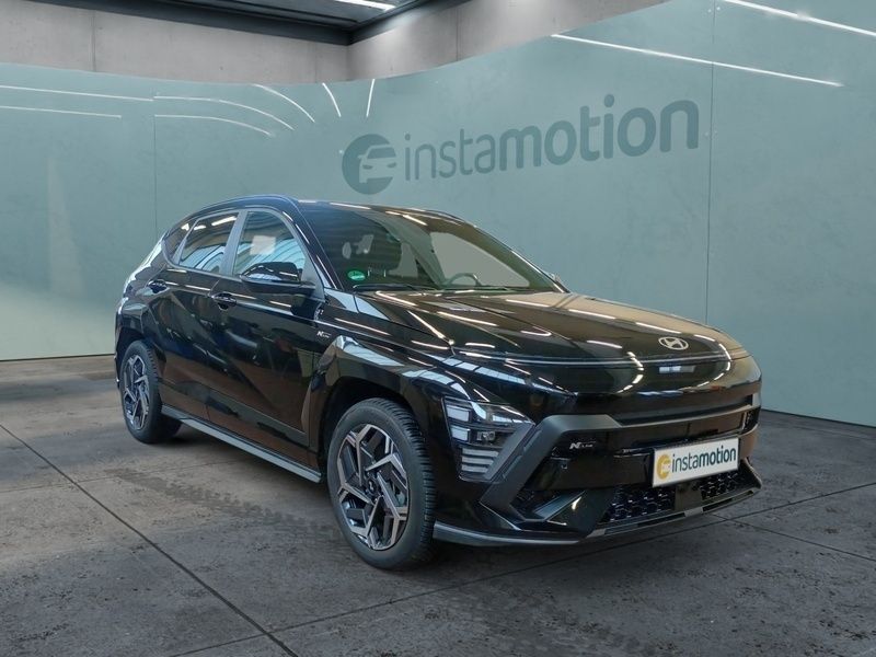 Schwarz Gebraucht 2023 Hyundai Kona N Line SUV | 31.550 € (Teuer) - Bild 1/4