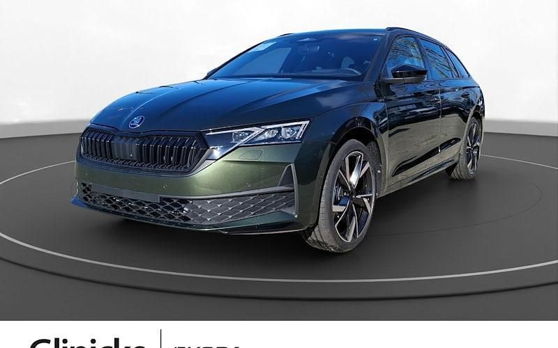 Neu Skoda Octavia SportLine 150 PS (110 kW) 2026 Grün Kombi