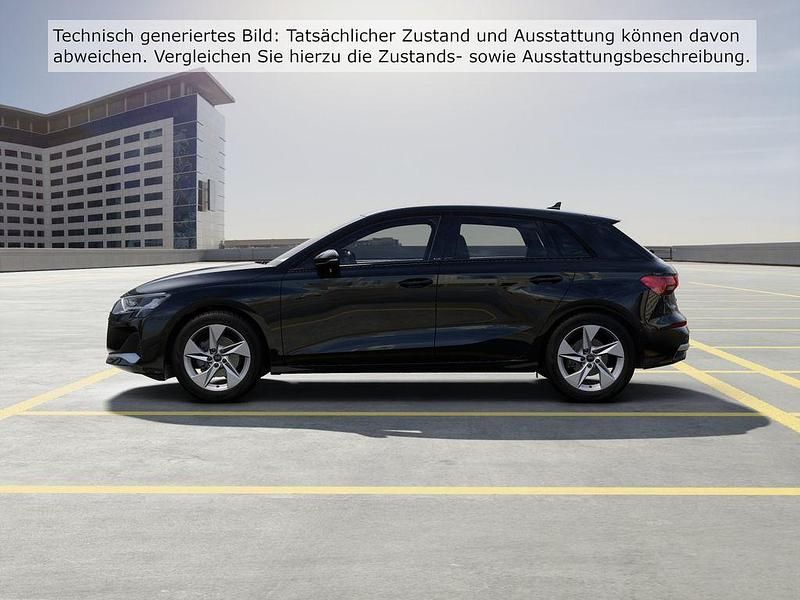 Neu Audi A3 Sportback Advanced 150 PS (110 kW) 2025 Schwarz Kleinwagen