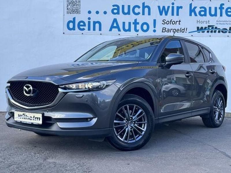 Matrixgrau metallic (metallic) Gebraucht 2021 Mazda CX-5 Exclusive-Line SUV | 24.990 € (Fairer Preis) - Bild 1/4