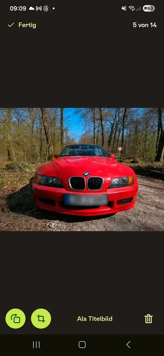 Gebraucht BMW Z3 1998 Rot Cabrio