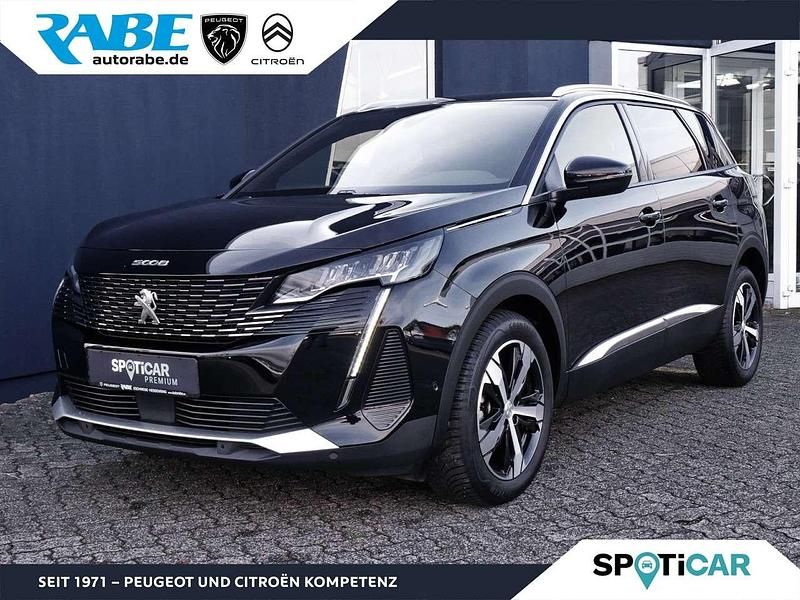 Perla nera schwarz (metallic) Gebraucht 2023 Peugeot 5008 Allure SUV | 33.950 € (Teuer) - Bild 1/4